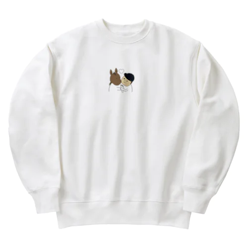 けいばすきおじ Heavyweight Crew Neck Sweatshirt