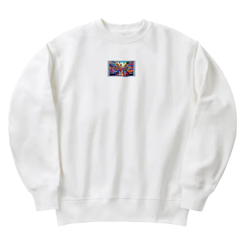 懐かしの80年代の雰囲気を存分に味わえる一枚 Heavyweight Crew Neck Sweatshirt