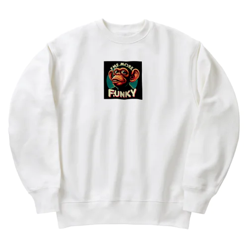 FUNKYなサルが登場 Heavyweight Crew Neck Sweatshirt