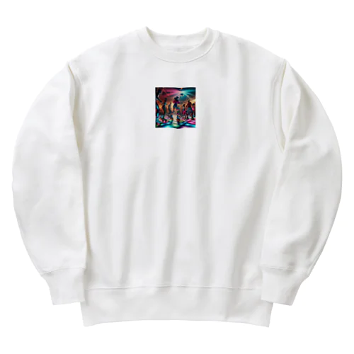 1980年代のポップカルチャー Heavyweight Crew Neck Sweatshirt