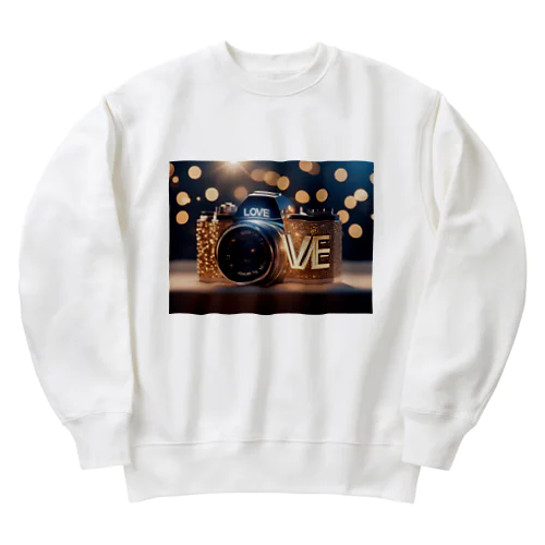 キラキラカメラ Heavyweight Crew Neck Sweatshirt