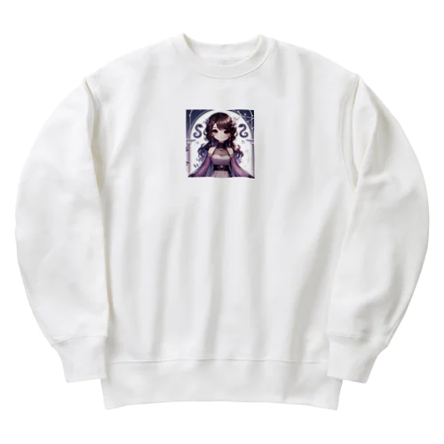 へびつかい座 Heavyweight Crew Neck Sweatshirt