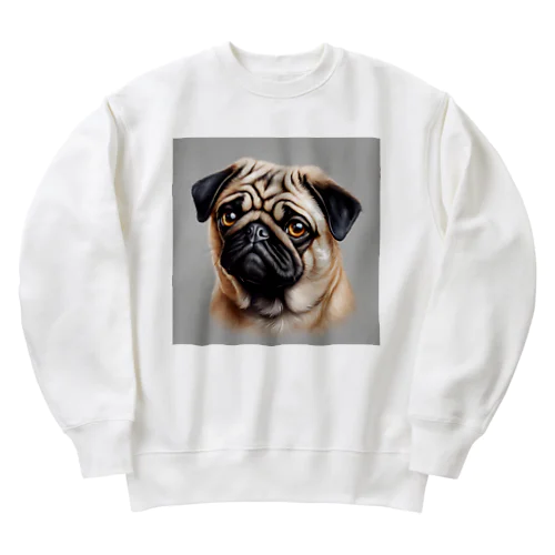 パグりん Heavyweight Crew Neck Sweatshirt