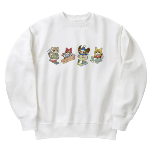 れおまるくん一家　雪山ツアー Heavyweight Crew Neck Sweatshirt