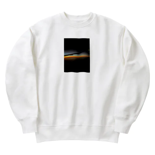 夜空か明け方 Heavyweight Crew Neck Sweatshirt