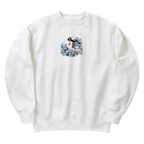 妖狐 Heavyweight Crew Neck Sweatshirt