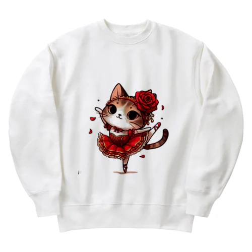 ねこねこキトリ Heavyweight Crew Neck Sweatshirt