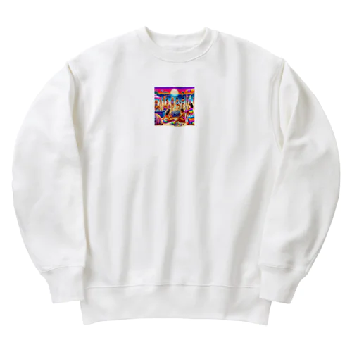 思い出の世界へタイムトラベル！ Heavyweight Crew Neck Sweatshirt