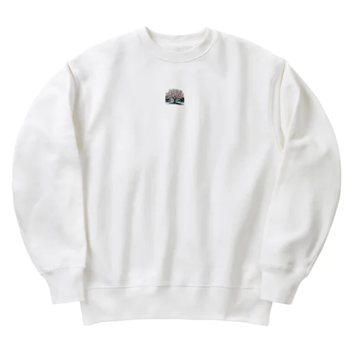 桜 Heavyweight Crew Neck Sweatshirt