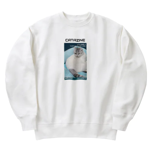 ある意味　猫中心 Heavyweight Crew Neck Sweatshirt