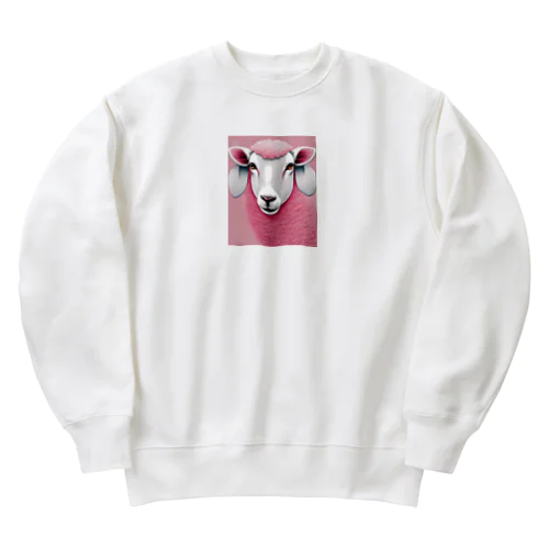 funky pink Heavyweight Crew Neck Sweatshirt