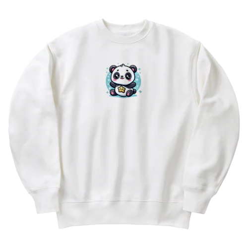 きらきら星パンダ Heavyweight Crew Neck Sweatshirt