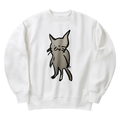 片足靴下にゃす子 Heavyweight Crew Neck Sweatshirt