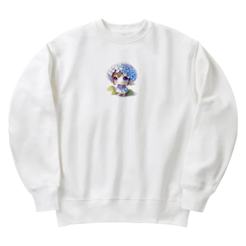 あじさい Heavyweight Crew Neck Sweatshirt