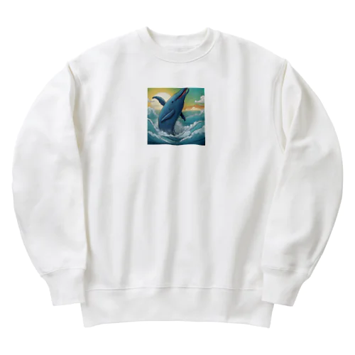 鯨 Heavyweight Crew Neck Sweatshirt