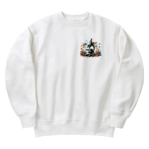 顕微鏡　~ミクロの世界~ Heavyweight Crew Neck Sweatshirt