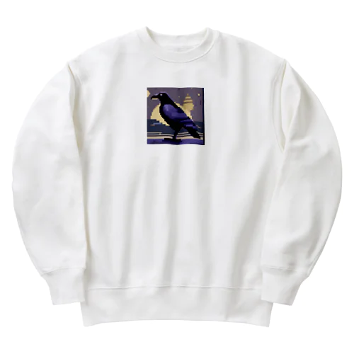 八咫烏ver2 Heavyweight Crew Neck Sweatshirt