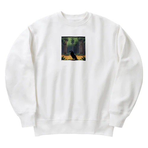 八咫烏ver3 Heavyweight Crew Neck Sweatshirt