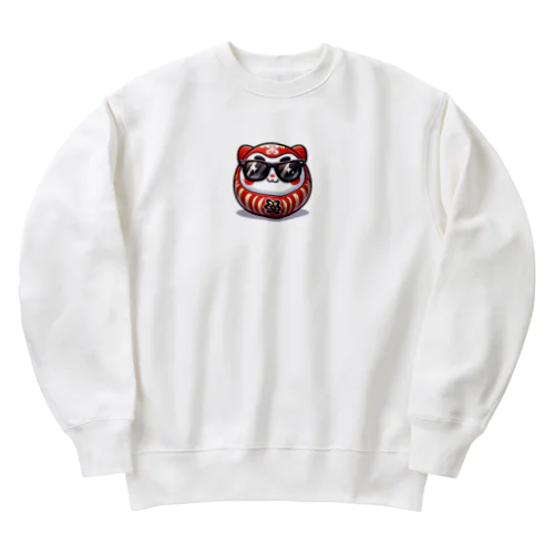 グラサンだるま Heavyweight Crew Neck Sweatshirt