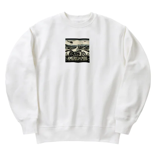 #モダンなStyleで魅了するイージーライダー Heavyweight Crew Neck Sweatshirt