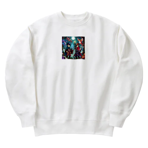 ドッド絵少年たち Heavyweight Crew Neck Sweatshirt