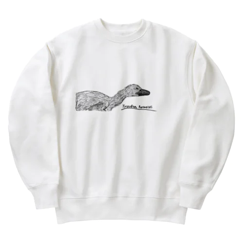 トロオドン　フォルモスス　グッズ Heavyweight Crew Neck Sweatshirt