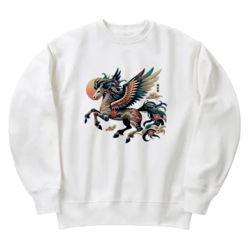 雅彩ペガサス - Gasa Pegasus Heavyweight Crew Neck Sweatshirt