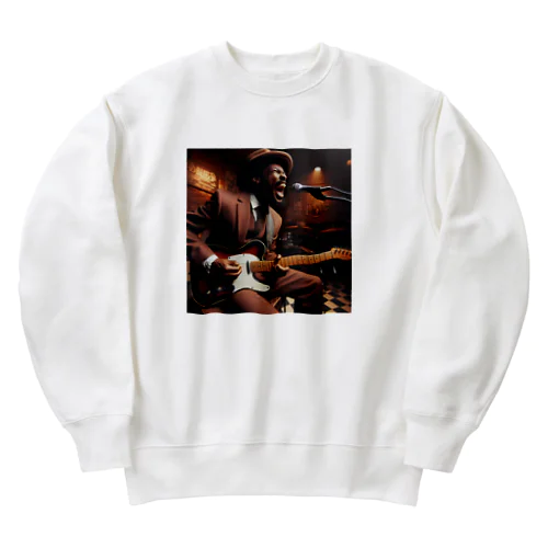 52stブルース Heavyweight Crew Neck Sweatshirt