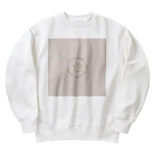 肉球マーク Heavyweight Crew Neck Sweatshirt