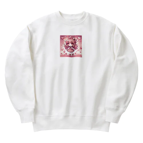 ゆめかわドットちゃん Heavyweight Crew Neck Sweatshirt