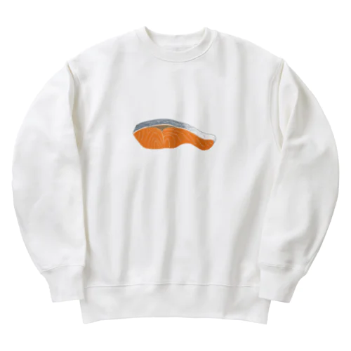 しゃけ鮭サケ Heavyweight Crew Neck Sweatshirt