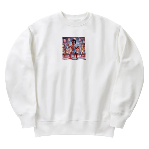 ダンシング赤ちゃん Heavyweight Crew Neck Sweatshirt