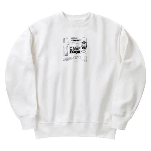 CAMP FOOD Heavyweight Crew Neck Sweatshirt