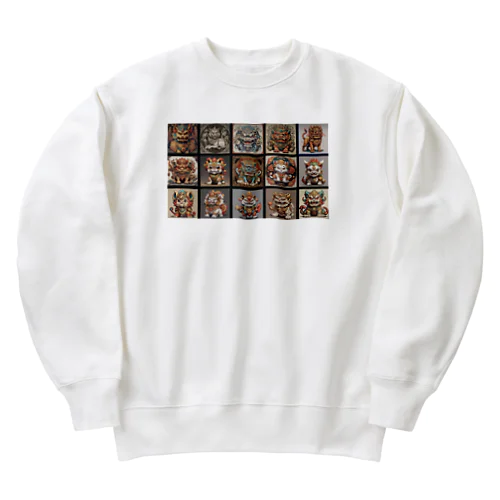 守り神たち Heavyweight Crew Neck Sweatshirt