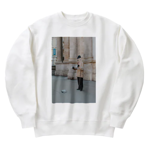  Invisible Man in  Italy Heavyweight Crew Neck Sweatshirt