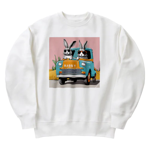 ファンキーラビット Heavyweight Crew Neck Sweatshirt