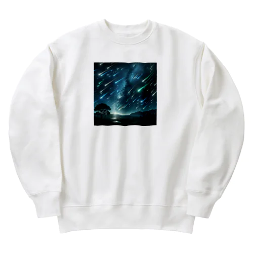 流星群 Heavyweight Crew Neck Sweatshirt