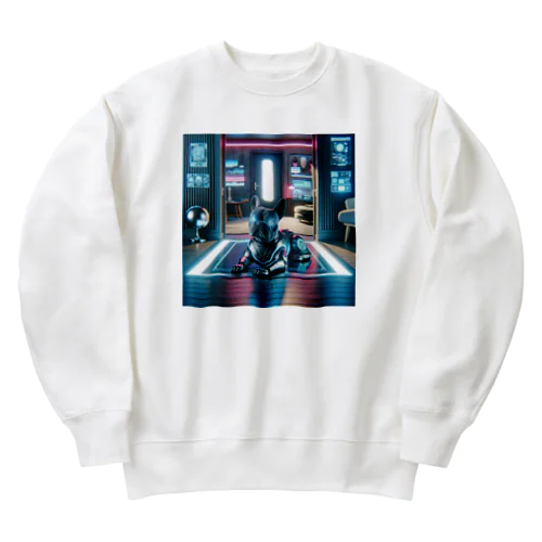 未来のフレンチブル Heavyweight Crew Neck Sweatshirt