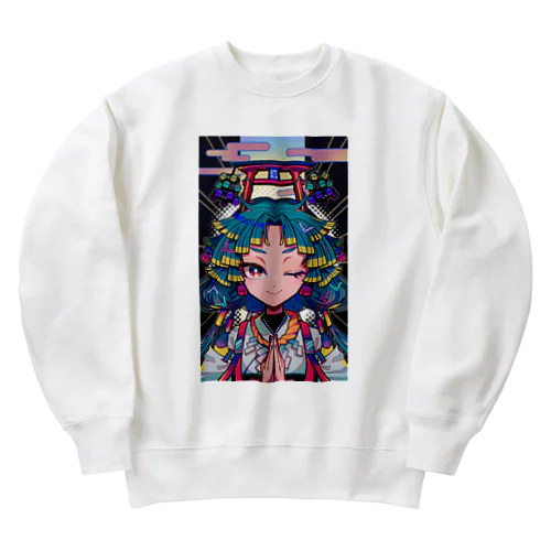 神域ちゃん Heavyweight Crew Neck Sweatshirt