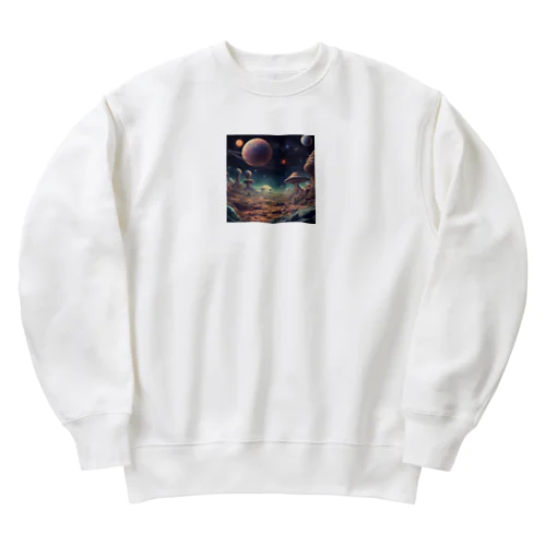 多分火星の景色はこんな感じ🪐 Heavyweight Crew Neck Sweatshirt