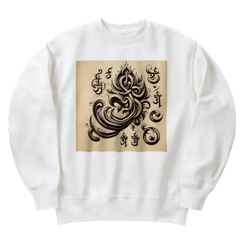 梵字 Heavyweight Crew Neck Sweatshirt