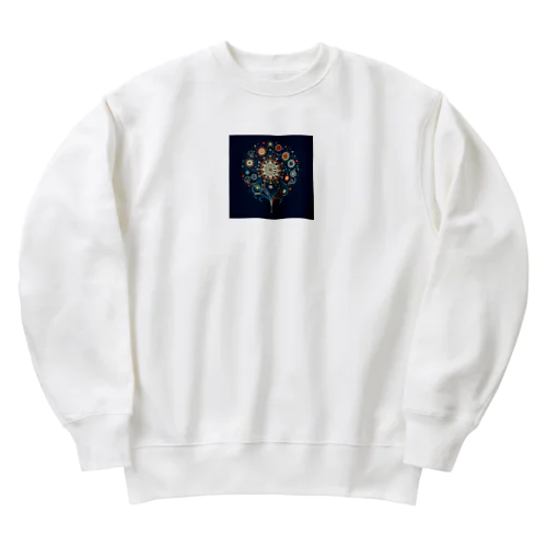 華やかな花火が夜空を彩ります。 Heavyweight Crew Neck Sweatshirt