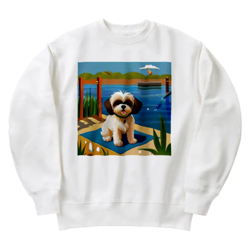 夏色シーズー Heavyweight Crew Neck Sweatshirt