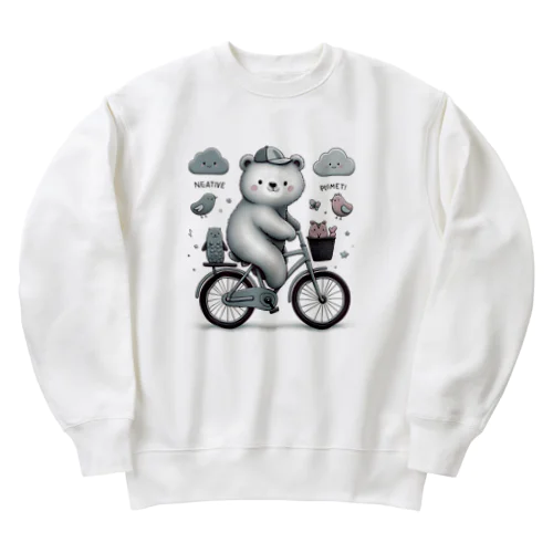 くまさん初めてのおつかい Heavyweight Crew Neck Sweatshirt