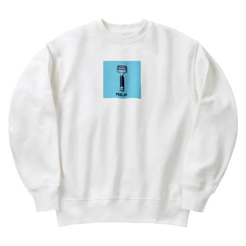 ドット絵「ピーラー」 Heavyweight Crew Neck Sweatshirt