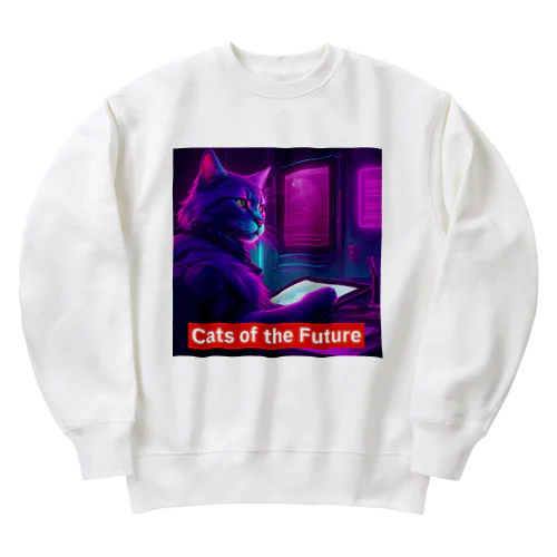 Cats of the Future Heavyweight Crew Neck Sweatshirt