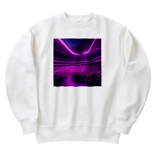 異世界のサッカースタジアム Heavyweight Crew Neck Sweatshirt