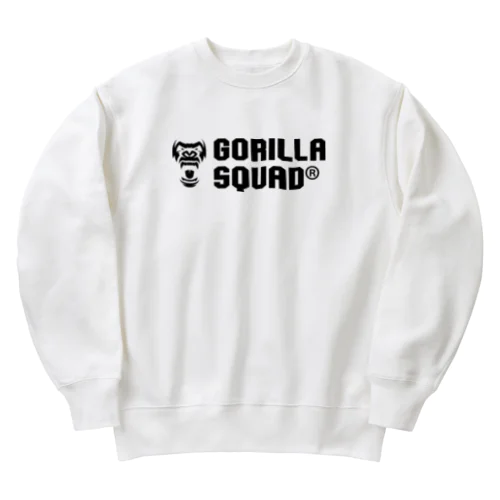 GORILLA SQUAD ロゴ黒 ヘビーウェイトスウェット