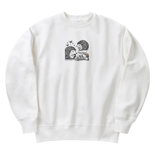 対面ハリネズミ Heavyweight Crew Neck Sweatshirt