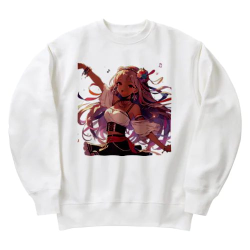 美少女㊱ Heavyweight Crew Neck Sweatshirt